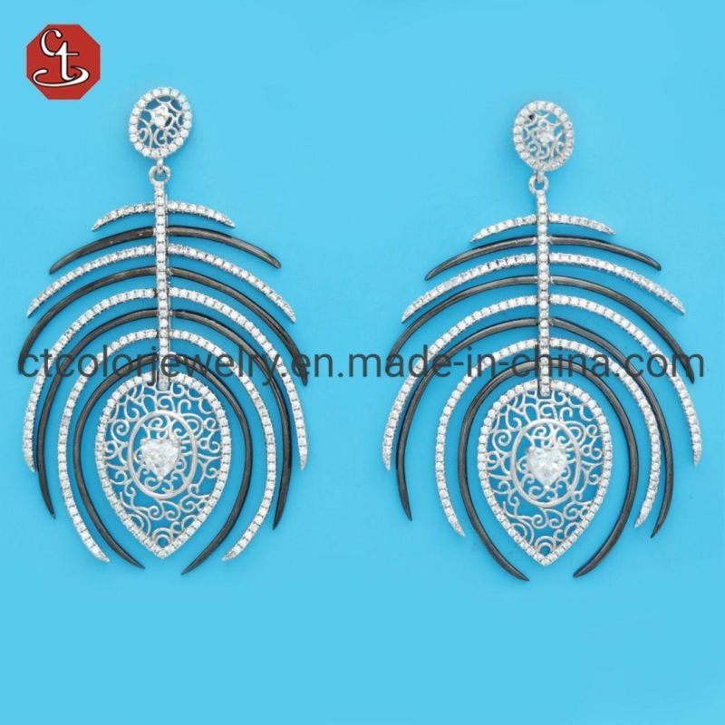 Earrings Water Drop Dangle Pierced Earrings Women Girls Big Long Drop Earrings Fashion Jewelry