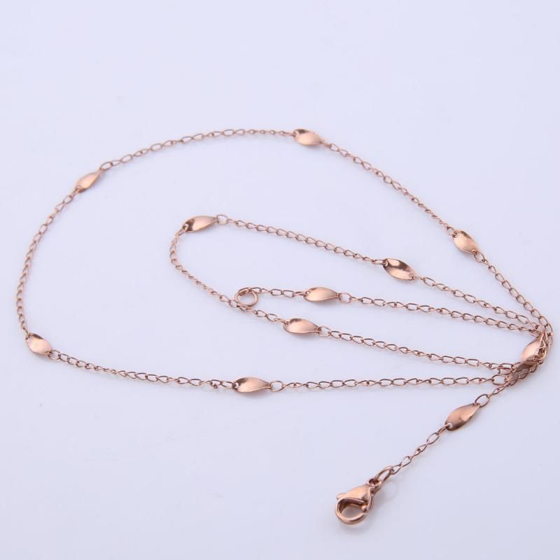 Wholesale Fashion Jewelry Twist Contain Chain Necklace Accessories