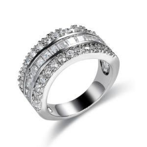 Fashion Costume Jewelry Accessories Diamond Wedding Ring