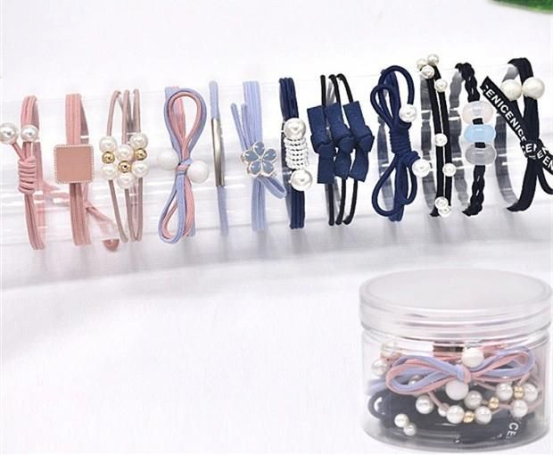 12PS/Set Hair Ring Colorful Rubber Band Sweet Head Rope