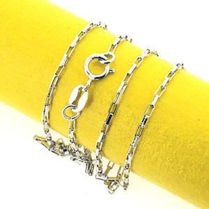 Sterling Silver Box Jewelry Chain 18inch Long (G0047)