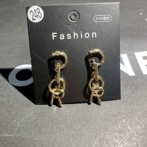 High Quality 925 Silver Earrings Elegant Alloy Pendant Jewelry Box Earring