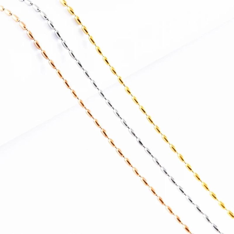 Pendant Chain Necklace Stainless Steel Jewelry Chain Bracelet Anklet Fashion Accessories Lady Jewelry