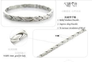 Bio Magnetic Germanium Fir Health Bracelet Jewelry (8011)