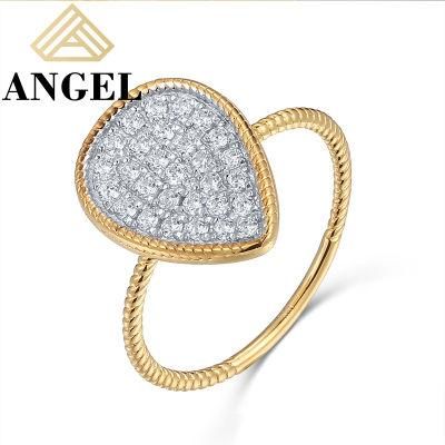 Fashion Jewelry Fashion Accessories AAA Shining Cubic Zirconia Moissanite Elegant Jewellery Trendy Ring