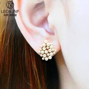 Wholesale 2019 Top Design Women Fashion Jewelry Accessories Color Gold Pearl Earrings