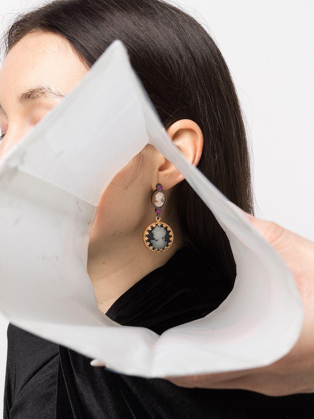 Fashion Vintage Human Head Earrings Jewelry