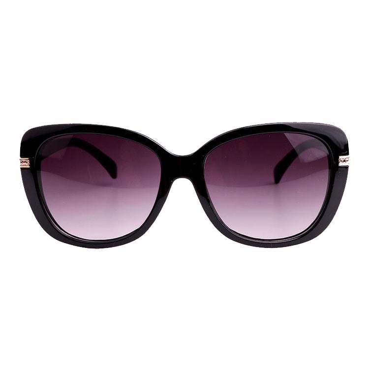 Metal Logo PC Frame Black Color Eyewear Sunglass