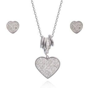 Cheap Heart Jewelry Necklace Stainless+Steel+Jewelry+Sets