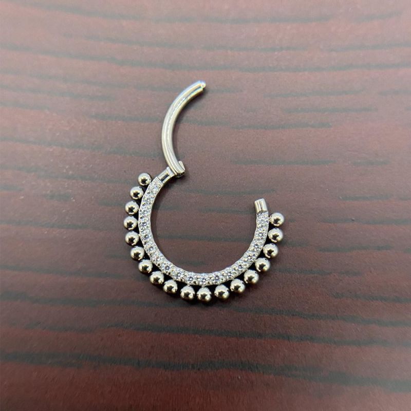 New ASTM F136 Titanium Body Jewelry Multi-Purpose Rings Ear Ring Lip Ring Nose Ring Piercing