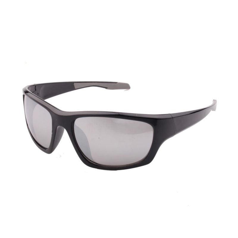 Large Square Shiny Sport Sunglasses Men