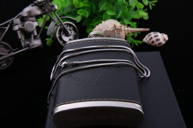 Stainless Steel Jewelry Necklace Square Snake Chain