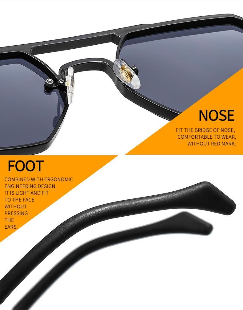 2022 Metal Punk Trend Sunglasses