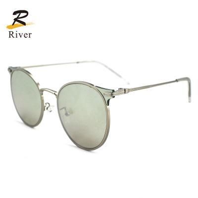 Vintage Round Metal Frames Women Wholesale Sunglasses