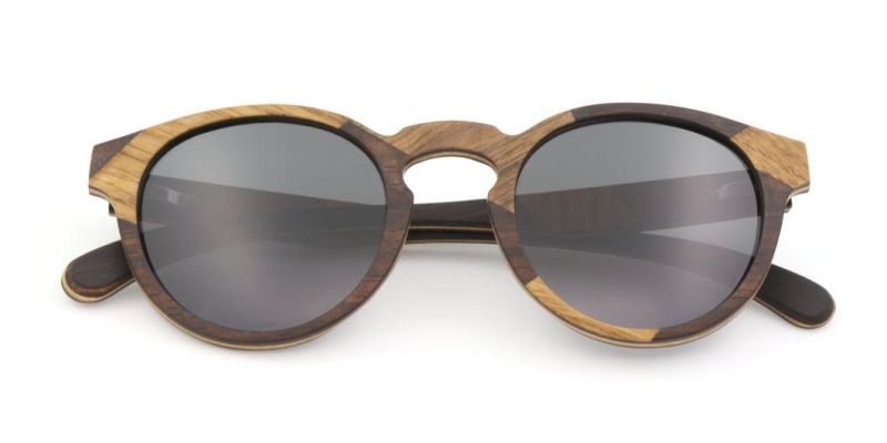 New Design Fashionable Exquisite Splicing Wood Sunglasses Ready to Ship