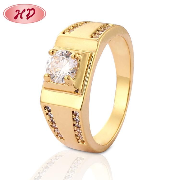 Fashion Women 18K Gold Plated Stainless Silver Steel Engagement Finger Wedding Rings Jewelry Design