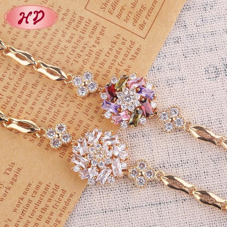 Wholesale High Quality New Fashion 18K Gold Plated Couple Bracelet Jewelry for Young Peoper