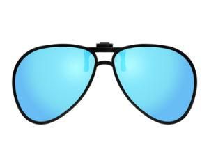 2021 New Arrvial Polarized Clip on Sunglasses with Tac Lens for Unisex Model 8001-B