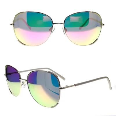 Silver Metal Sunglasses for Men