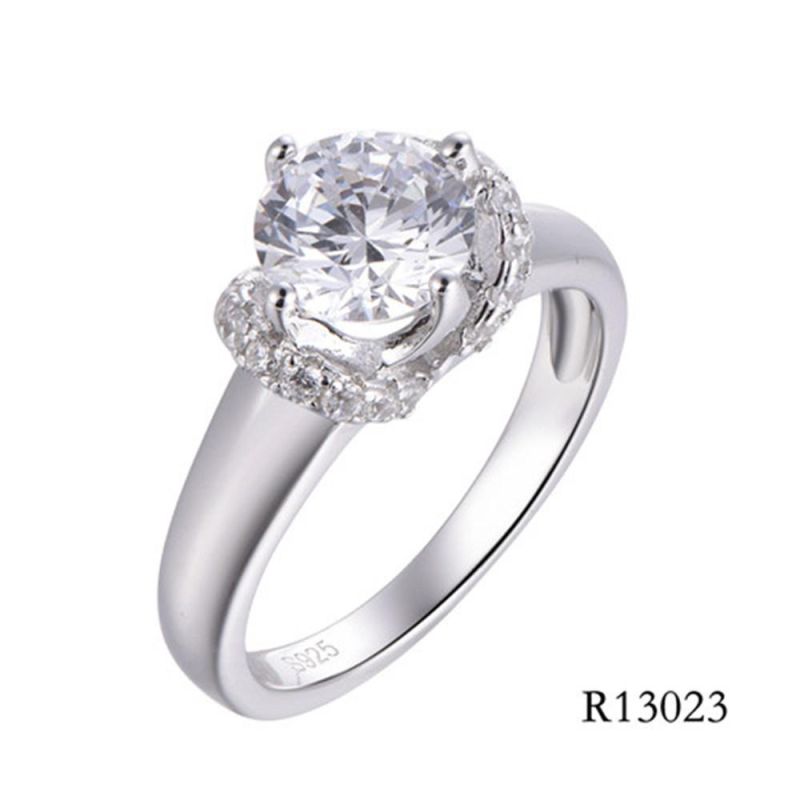 Daily 925 Silver with CZ Ring for Women 