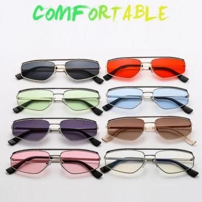 Amazon Reaty Stock High Quality Vintage Metal Punk Sunglasses