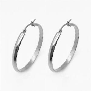 Yongjing Jewelry Stainless Steel Fashion Hoop Earrings (YJ-E0016)