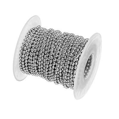 2.4mm Stainless Steel Ball Chain for Dog Tag Ball Chain for Label