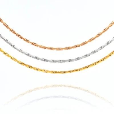 Factory Supplier Long Fashion Jewelry 18K Gold Plated Metal Chains for Ladies&prime; Bangle Anklet Bracelet Necklace Jewellery Making