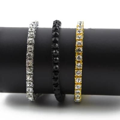 Hip Hop Jewelry 5mm Tennis Chain Full Zircon Bracelet for Unisex