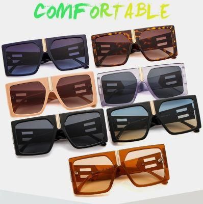 Oversized Frame Men&prime;s Sunglasses Outdoor Personality Diamond Sunglasses Wholesale