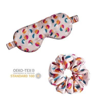 Hair Accessories 6A Grade Custom Mulberry Gift Set with Eyemask