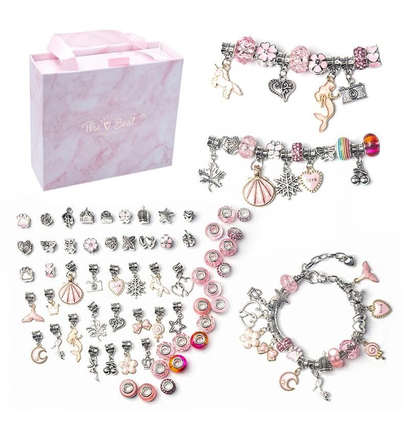 Christmas jewelry Gift Beads Making Kit DIY Child Bracelet for Teen Girls