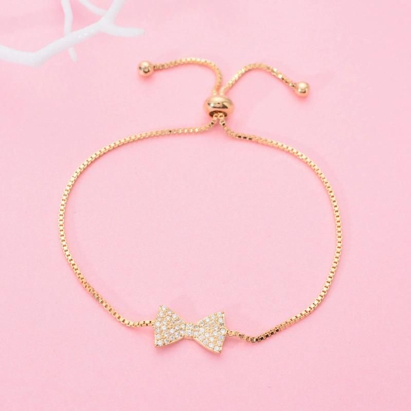 Wholesale Copper Gold Plated Jewelry Brass Women Bracelet for Gift
