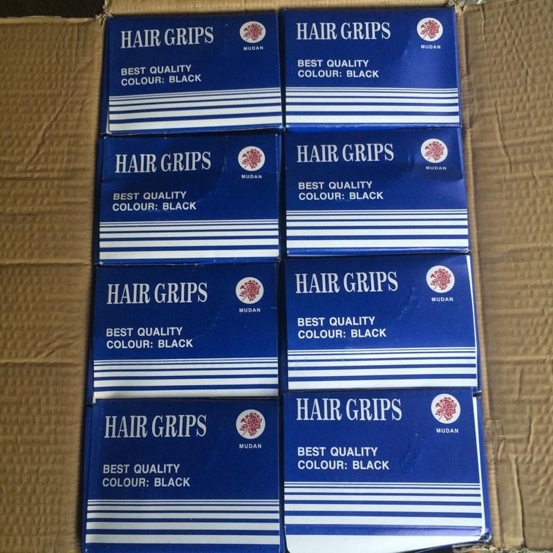 60 Pieces Card Packed Shenghua Black Metal Hair Grips (JE1043)