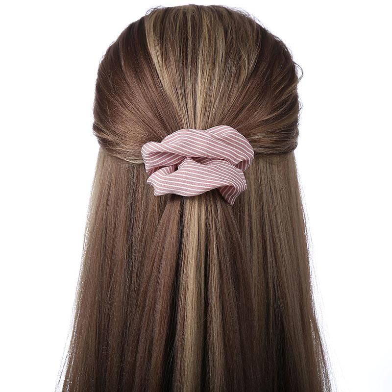 Elastic Classic Stripe Design Hair Scrunchies Hair Band