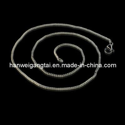 Steel Jewelry 1.5mm Box Necklace, 316L Stainless Steel Chain