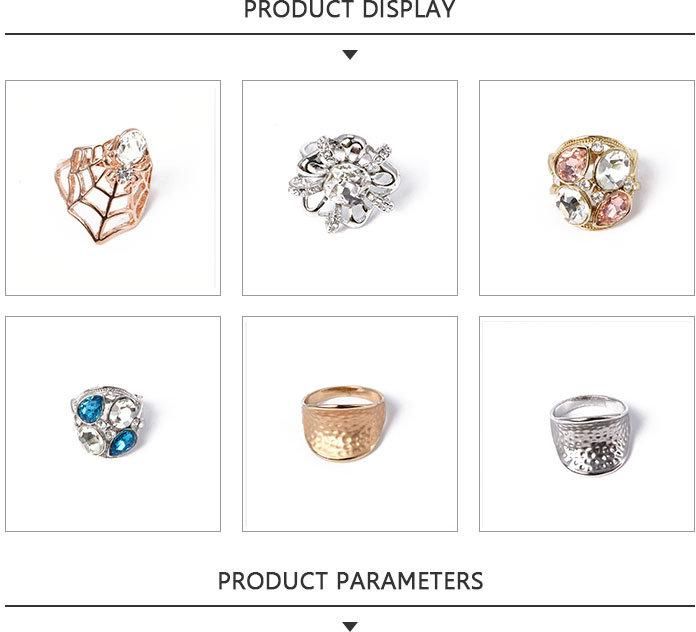 New Design Fashion Jewelry Irregular Glod Ring