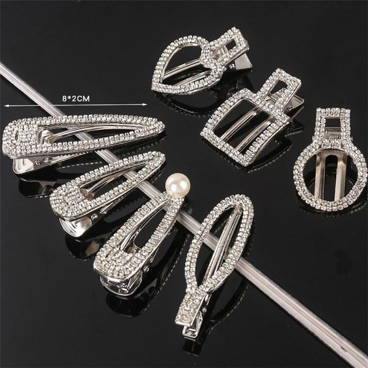 Fashion New Alloy Full of Diamonds Duckbill Clip Jewelry