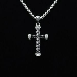 Hip Hop Men Jewelry Cross Jesus Charm Pendant Necklace