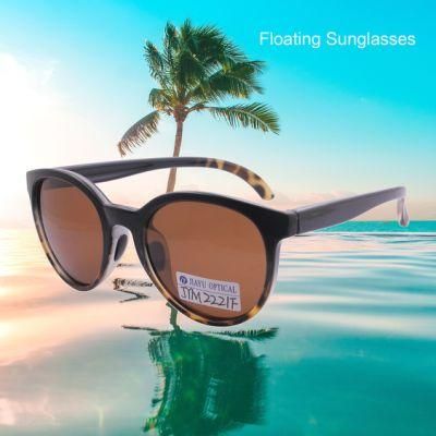 Wholesale Trendy Tortoise Custom Polarized Fashion Floating Sunglasses