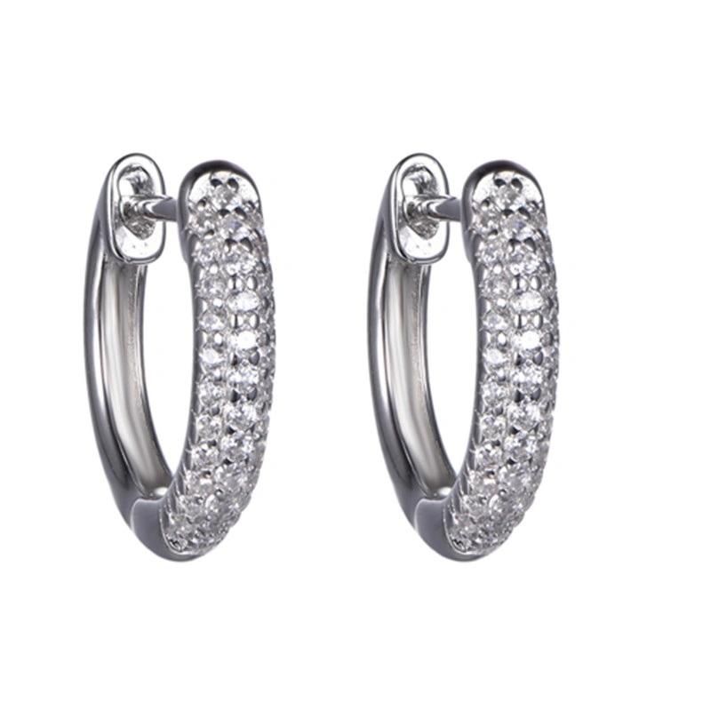 New Fashion Jewelry 925 Silver or Brass Huggie Earrings for Women