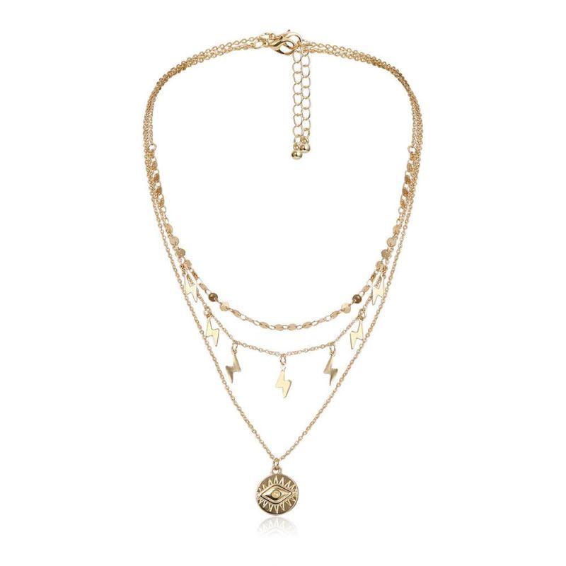 Women Fashion Decoration Metal Necklace