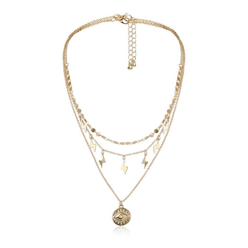 Women Fashion Decoration Metal Necklace