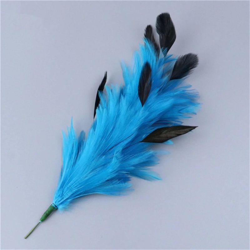 Luxury Black Red Feather Animal Brooches