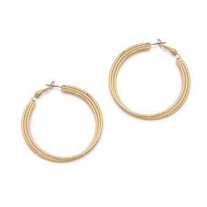 Imitation Fashion Jewelry Women Gold Hoop Earrings Jewellry