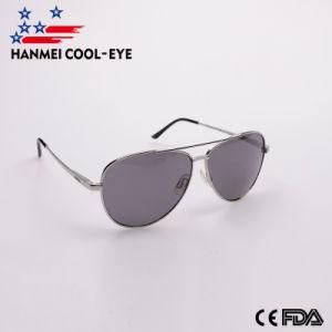 Military Style Classic Aviator Metal Fashion Sun Glasses with Spring Hinge