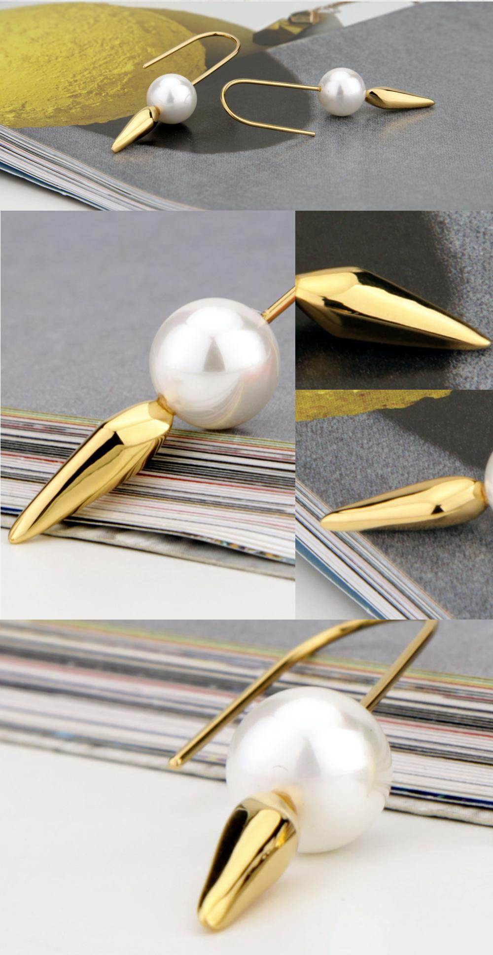 Vintage Fashion Wholesale Fashion Earrings with Elegant Pearl