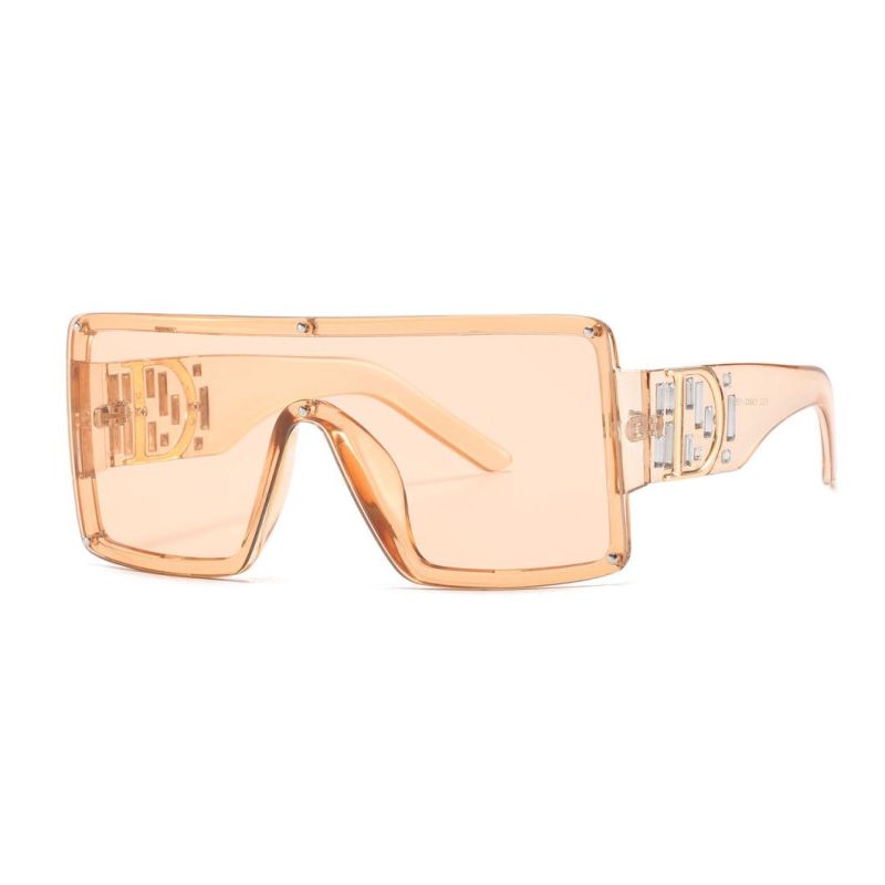 2020 No MOQ Oversized One Piece Women Fashion Sunglasses