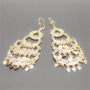 2014 Fashion Accessories, Color 24k Alloy Eardrop of Oil and Water Drops (E130012)