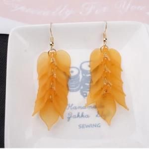 Competitive Price Leaf Pendant Eardrop Creative Tassel Earrings